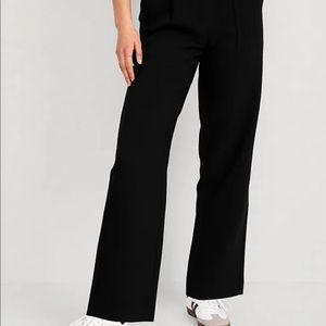 Wide leg trouser pants - size small and tall